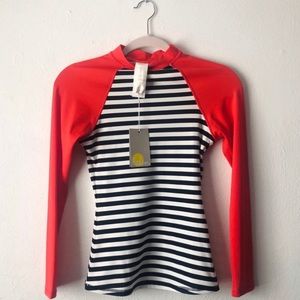 nwt boden striped long sleeve tee size 2